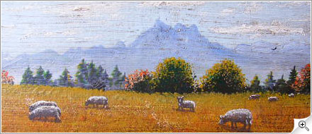 Moutons à Villars